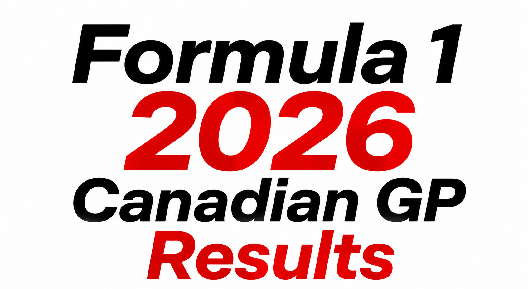 formula 1 canadian gp resutls